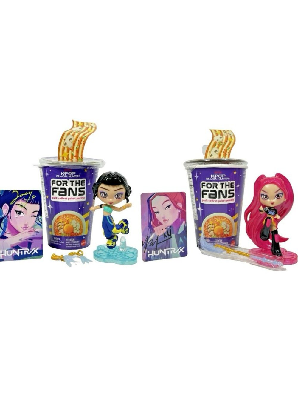KPOP Demon Hunters 5" MIRA & ZOEY For The Fans Pack Collectible Figures Set NEW